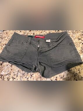 NBA Women's Gray Denim Jean Shorts